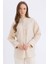 Relax Fit Hakim Yaka Basic Düz Uzun Kollu Gömlek Tunik E1757AX25SP 1