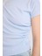 Slim Fit Dar Kesim Bisiklet Yaka Basic Düz Ribana Kısa Kollu Tişört E5905AX25SP 5