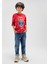M6610239-70477 Erkek Çocuk Superman Baskılı Uzun Kol T-Shirt 1