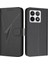 Xiaomi 14T Kılıf Üçgen Baskı Deri Telefon Kılıfı, Kordonlu-Siyah (Yurt Dışından) 1