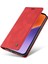 Xiaomi 15 Kılıf Deri Cilt-Dokunmatik Telefon Kapağı Için Manyetik Otomatik Emilmiş-Kırmızı (Yurt Dışından) 5