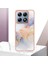 Xiaomi 14T Pro Kılıf Yb Imd Serisi-1 Stil-A Imd Mermer Çiçek Desenli Tpu Telefon Kapağı-Samanyolu Mermer Beyaz (Yurt Dışından) 5