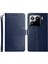Xiaomi 15 Pro Kılıf Y-Şekilli Çizgiler Baskı Deri Telefon Kapağı-Mavi (Yurt Dışından) 1