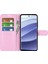 Xiaomi Redmi Note 14 Pro 5G Kılıf Litchi Doku Darbeye Dayanıklı Deri Cüzdan Telefon Kapağı-Pembe (Yurt Dışından) 2