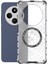 Xiaomi Poco C75 4G-Redmi 14R 5G-14C 4G Kılıf Magsafe Petek Tasarımı İle Uyumlu Tpu + Pc Telefon Kapağı-Şeffaf (Yurt Dışından) 3