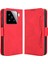 Xiaomi 15 Çoklu Kart Yuvalı Telefon Cüzdan Kılıfı-Kırmızı (Yurt Dışından) 1