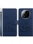 Xiaomi Redmi Note 14 Pro 5G Kılıf Için Rfıd Engelleme Yavru Desen Tpu+Pu Deri Telefon Kapağı-Mavi (Yurt Dışından) 1