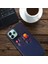 Xiaomi Redmi Note 14 5G Kılıf Pu Deri Kumaş Doku Sert Pc Telefon Kapağı Kart Tutucu-Mavi Için (Yurt Dışından) 4