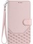 Xiaomi 14T Pro Kılıf Baskılı Petek Rfıd Engelleme Deri Telefon Kılıfı Kayışlı-Pembe (Yurt Dışından) 2