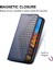 Xiaomi Redmi Note 14 Pro 5G Kılıf Buzağı Dokulu Pu Deri Telefon Kılıfı Cüzdan-Mavi Için (Yurt Dışından) 5