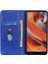 Xiaomi Redmi Note 14 4G Bölünmüş Deri Litchi Doku Cüzdan Telefon Kapağı-Mavi Için (Yurt Dışından) 5