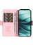 Xiaomi Redmi Note 14 5G Kılıf Yan Toka Pu Deri Telefon Kapağı Litchi Doku-Pembe Için (Yurt Dışından) 2