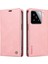Xiaomi 15 Kılıf Deri Cilt-Dokunmatik Telefon Kapağı Için Manyetik Otomatik Emilmiş-Pembe (Yurt Dışından) 1