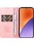 Xiaomi 15 Kılıf Deri Cilt-Dokunmatik Telefon Kapağı Için Manyetik Otomatik Emilmiş-Pembe (Yurt Dışından) 2