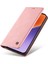 Xiaomi 15 Kılıf Deri Cilt-Dokunmatik Telefon Kapağı Için Manyetik Otomatik Emilmiş-Pembe (Yurt Dışından) 5