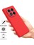Xiaomi Redmi Note 14 Pro+ 5G Kılıf El Kayışı İle Sıvı Silikon Çizilmez Telefon Kılıfı-Kırmızı (Yurt Dışından) 2