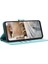 Xiaomi Poco M6 5G-Redmi 13R 5G-13C 5G-13C 4G-Poco C65 4G Kediler Baskı Deri Cüzdan Telefon Kılıfı İle Kayış-Yeşil (Yurt Dışından) 2