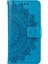 Xiaomi 15 Kılıf Baskılı Totem Pu Deri Cüzdan Telefon Kapağı-Mavi Için (Yurt Dışından) 5
