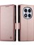 Df-010 Xiaomi Redmi Note 14 Pro 5G Pu Deri Cüzdan Telefon Kapağı-Gül Altın (Yurt Dışından) 1