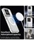 Xiaomi 14 Kılıf için MagSafe PC+TPU+PET Anti-Drop Telefon Kılıfı ile Uyumlu-Beyaz (Yurt Dışından) 3