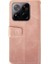 Xiaomi 15 Kılıf Deri Cüzdan Telefon Kapağı Buzağı Doku-Pembe (Yurt Dışından) 5
