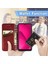 Xiaomi Redmi Için 14C 4G-14R 5G-Poco C75 4G Kılıf Pu Deri Cüzdan Telefon Kapağı-Kırmızı (Yurt Dışından) 5