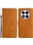 Xiaomi Redmi Note 14 Pro 5G-14 Pro+ 5G Çizgi Desenli Cüzdan Telefon Kapağı-Sarı (Yurt Dışından) 1