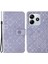 Xiaomi Redmi Note 14 5G Kılıf Etnik Stil Telefon Cüzdan Kılıfı Kayışlı-Mor (Yurt Dışından) 1