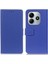 Xiaomi Redmi Note 14 4G Kılıf Pu Deri Cüzdan Telefon Kapağı-Mavi (Yurt Dışından) 1