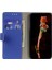 Xiaomi Redmi Note 14 4G Kılıf Pu Deri Cüzdan Telefon Kapağı-Mavi (Yurt Dışından) 5
