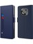 Xiaomi Redmi Note 14 Pro 5G Kılıf Pu Deri Telefon Kapak Kart Tutucu Ayna-Mavi Için (Yurt Dışından) 1