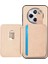 Xiaomi Redmi 14C 4G-14R 5G-Poco C75 4G Deri+Pc+Tpu Telefon Kılıfı Kart Bıçağı-Kayısı (Yurt Dışından) 5