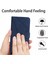 Xiaomi 15 Pro Kılıf Için Pu Deri Flip Telefon Kapağı Cilt Dokunmatik Çizgiler Baskı-Mavi (Yurt Dışından) 4