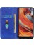 Xiaomi Redmi Note 14 Pro 4G Bölünmüş Deri Litchi Doku Cüzdan Telefon Kapağı-Mavi Için (Yurt Dışından) 5