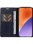 Xiaomi 15 Kılıf Manyetik Kapatma Deri Telefon Kapağı Litchi Doku-Lacivert (Yurt Dışından) 2