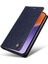 Xiaomi 15 Kılıf Manyetik Kapatma Deri Telefon Kapağı Litchi Doku-Lacivert (Yurt Dışından) 5