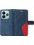 Kt Deri Serisi-1 Xiaomi Redmi Note 14 5G Renk Ekleme Telefon Kılıfı Cüzdan Standı-Mavi (Yurt Dışından) 5