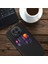 Xiaomi Redmi Için Not 14 Pro 5G Kılıf Pu Deri Kumaş Doku Sert Pc Telefon Kapağı İle Kart Tutucu-Siyah (Yurt Dışından) 4