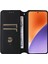 Xiaomi 15 Pro Cüzdan Kılıfı Eşkenar Dörtgen Baskılı Deri Telefon Kapağı-Gümüş (Yurt Dışından) 2