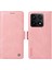 Xiaomi 14T Kılıf Pu Deri Cüzdan Telefon Kapağı Cilt Dokunmatik Duygu-Pembe Için (Yurt Dışından) 1