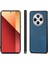 Xiaomi Redmi Için 14C 4G-14R 5G-Poco C75 4G Deri+Tpu Darbeye Dayanıklı Koruyucu Telefon Kapağı-Mavi (Yurt Dışından) 4