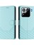 Xiaomi 15 Pro Kılıf Baskılı Petek Rfıd Engelleme Deri Telefon Kılıfı, Kayış-Nane Yeşili Için (Yurt Dışından) 5