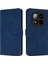 Xiaomi Redmi Note 14 Pro 5G Kılıf Pu Deri Cüzdan Telefon Kapağı-Mavi (Yurt Dışından) 1