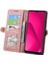 Xiaomi Redmi Için 14C 4G-14R 5G-Poco C75 4G Cüzdan Geometri Hatları Deri Telefon Kapağı-Pembe (Yurt Dışından) 2