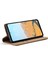 Xiaomi Redmi Için Not 12R 5G-Xiaomi Poco M6 Pro 5G-Xiaomi Redmi 12 4G Kılıf Caseme 013 Serisi Kart Tutucu Deri Telefon Kapağı-Kahverengi (Yurt Dışından) 4