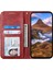 Xiaomi Redmi Note 14 5G-14 4G Kılıf Buzağı Dokulu Pu Deri Telefon Kılıfı Cüzdan-Kırmızı (Yurt Dışından) 2