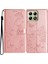 Xiaomi 14T Çiçek Baskı Deri Kapak Çevirin-Gül Altın Için (Yurt Dışından) 1