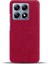 Xiaomi 14T Pro Kılıf Kumaş Dokusu Çizilmez Koruyucu Pc Telefon Kapağı-Kırmızı (Yurt Dışından) 3