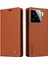 Xiaomi 15 Kılıf Deri Telefon Kılıfı Için Güçlü Manyetik Kapatma-Kahverengi (Yurt Dışından) 1