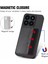 Xiaomi 14T Kılıf Için Rfıd Engelleme Kart Tutucu Karbon Fiber Deri + Pc + Tpu Telefon Kapağı-Siyah (Yurt Dışından) 5